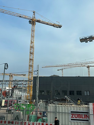 Bild von der S21-Baustelle