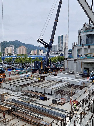 Baustelle in Penang