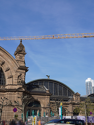 Baustelle in Frankfurt am Main Hauptbahnhof