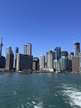 Toronto’s skyline as seen from the water
