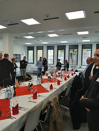 Bild von den Räumlichkeiten der Azubi-Ehrung