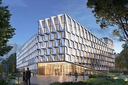 Visualisierung des ONE PLAZA in Düsseldorf