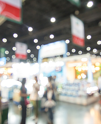 ZÜBLIN Messestand von oben