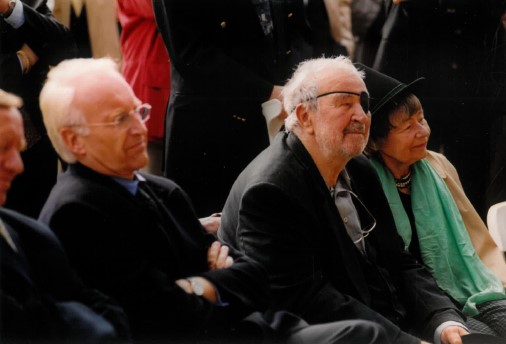 Ehemaliger Bayerischer Ministerpräsident Edmund Stoiber und das Ehepaar Lothar-Günther und Diethild Buchheim