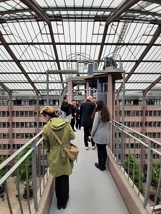 Bild von der Campus-Führung