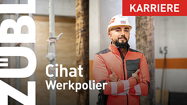 Cihat, site foreman at ZÜBLIN
