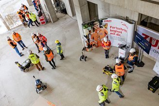 ZÜBLIN Messestand von oben