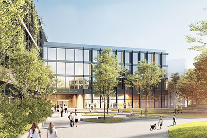 Visualisierung des neuen Landratsamtes in Esslingen